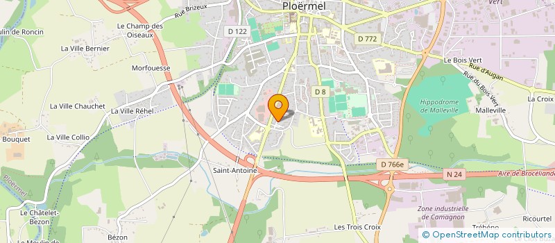 localisation de l'entreprise MONSIEUR DYLAN RIGAUD à PLOERMEL