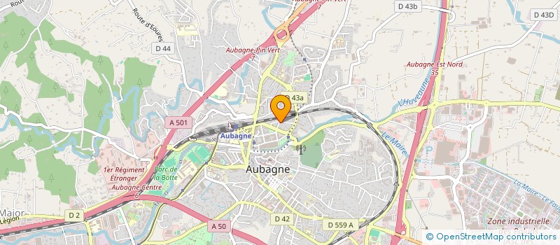 localisation de l'entreprise MONSIEUR DYLAN RINALDO à AUBAGNE