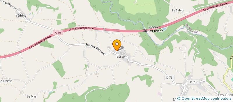 localisation de l'entreprise MONSIEUR DYLAN RIOCOURT - HAZE  MESSEIX