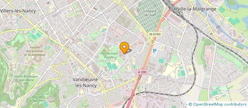 localisation de l'entreprise MONSIEUR DYLAN ROBERT  VANDUVRE-LES-NANCY