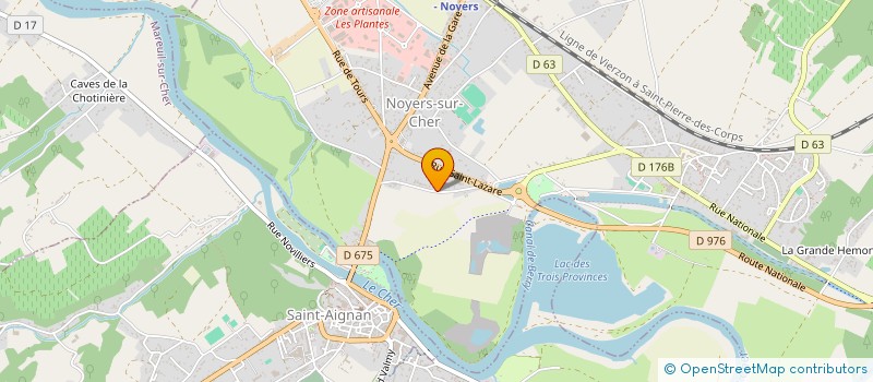 localisation de l'entreprise MONSIEUR DYLAN ROBIN  NOYERS-SUR-CHER