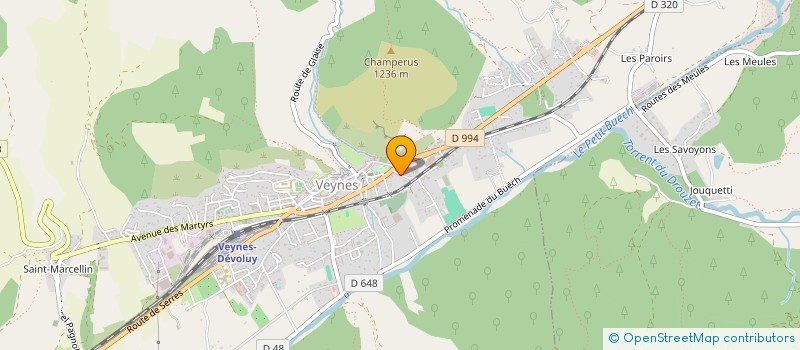 localisation de l'entreprise MONSIEUR DYLAN ROBIN  VEYNES