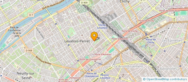 localisation de l'entreprise MONSIEUR DYLAN RODRIGUES à LEVALLOIS-PERRET