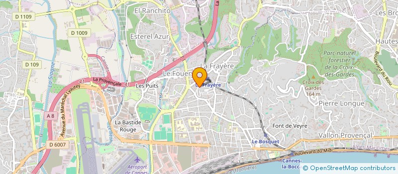 localisation de l'entreprise MONSIEUR DYLAN RODRIGUES-SOPA  CANNES