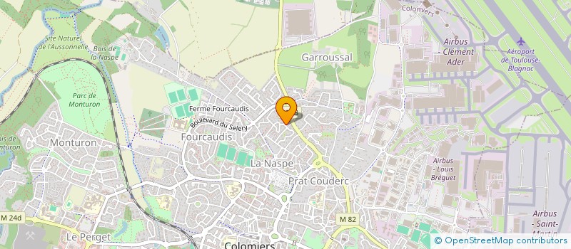 localisation de l'entreprise MONSIEUR DYLAN ROIGT à COLOMIERS