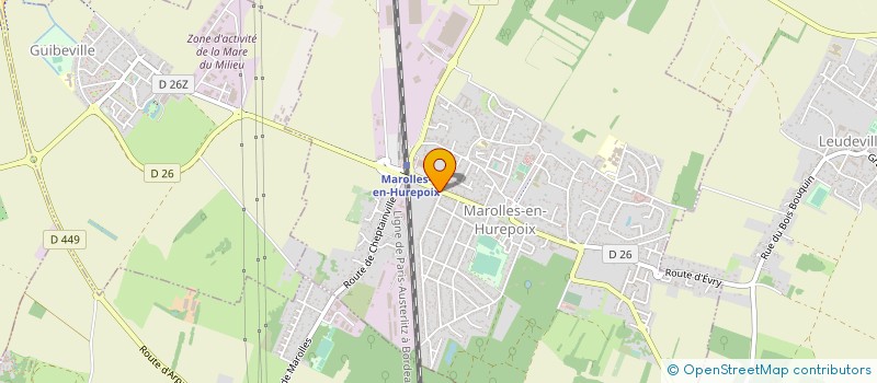 localisation de l'entreprise MONSIEUR DYLAN ROSA  MAROLLES-EN-HUREPOIX