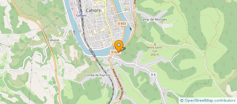 localisation de l'entreprise MONSIEUR DYLAN ROSEL  CAHORS