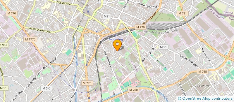 localisation de l'entreprise MONSIEUR DYLAN SABRI  TOURCOING