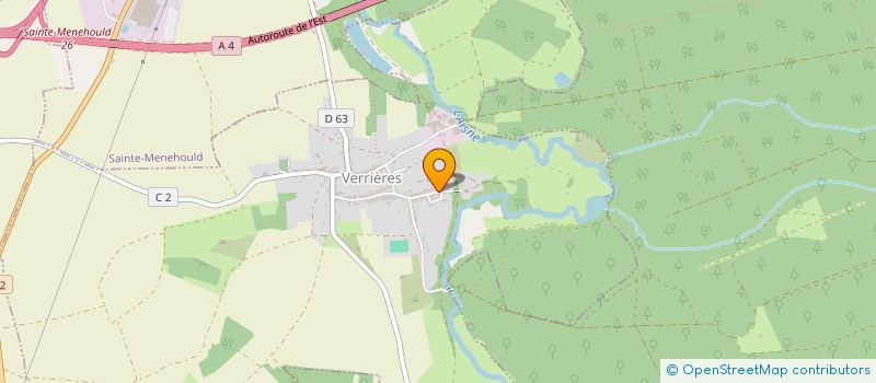 localisation de l'entreprise MONSIEUR DYLAN SACLEUX  VERRIERES