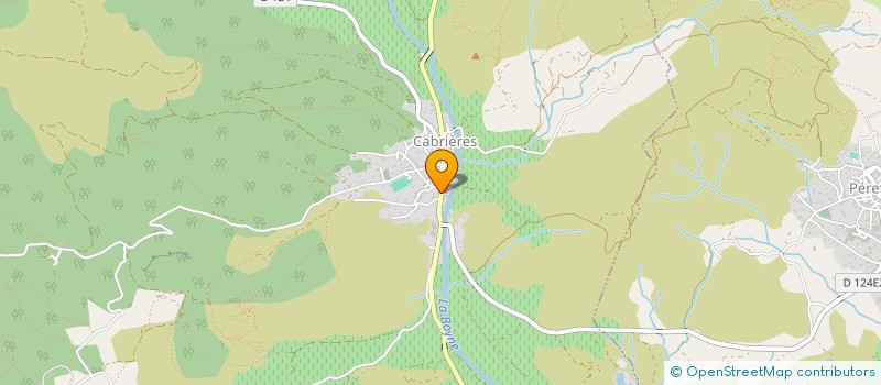 localisation de l'entreprise MONSIEUR DYLAN SAHIN  CABRIERES