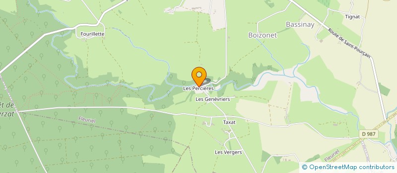 localisation de l'entreprise MONSIEUR DYLAN SAINT-LEGER  ETROUSSAT