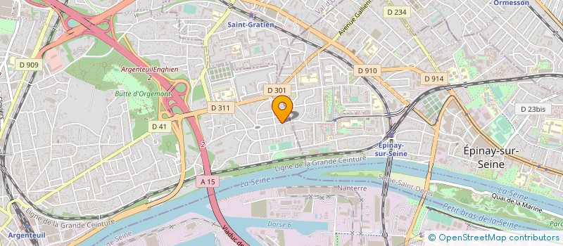 localisation de l'entreprise MONSIEUR DYLAN SALHI  ARGENTEUIL