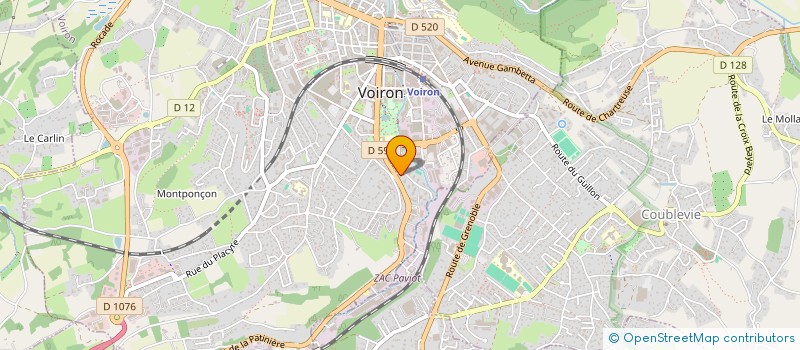 localisation de l'entreprise MONSIEUR DYLAN SALIANO  VOIRON