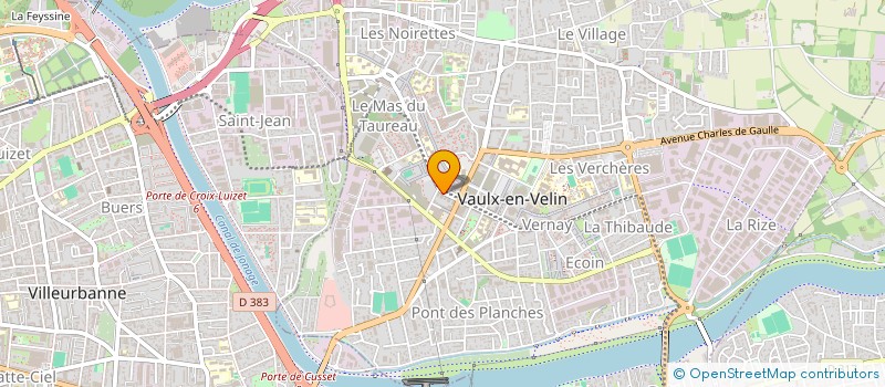 localisation de l'entreprise MONSIEUR DYLAN SEBIRE à VAULX-EN-VELIN