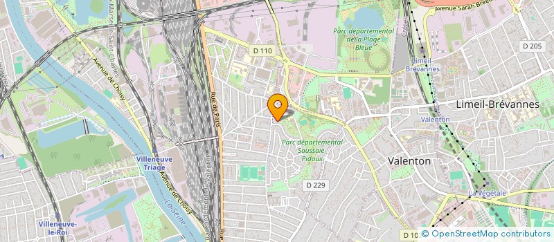 localisation de l'entreprise MONSIEUR DYLAN SEMEDO MOREIRA  VILLENEUVE-SAINT-GEORGES