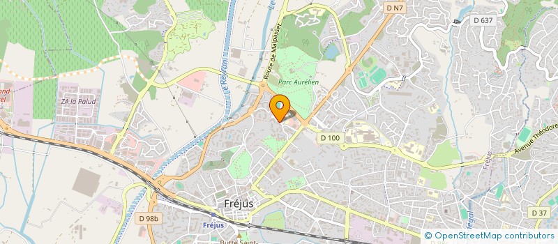 localisation de l'entreprise MONSIEUR DYLAN SENAUD à FREJUS