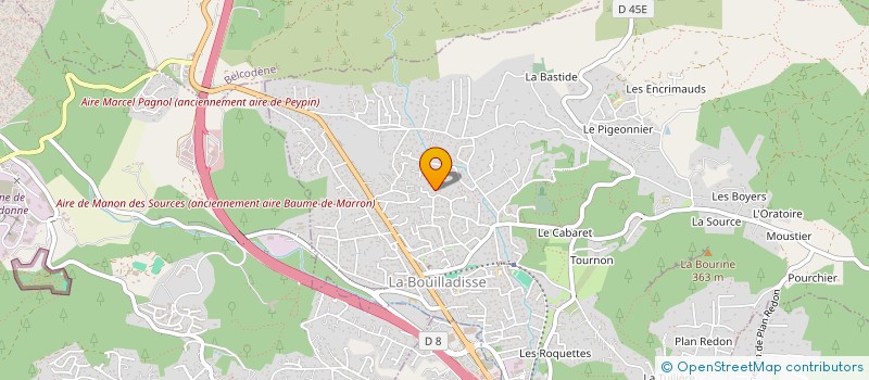 localisation de l'entreprise MONSIEUR DYLAN SERRA  LA BOUILLADISSE