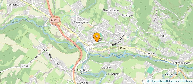 localisation de l'entreprise MONSIEUR DYLAN SERRANO  BONNE