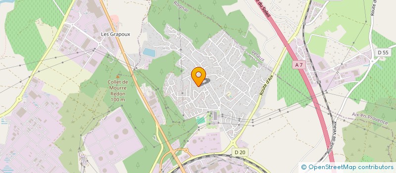 localisation de l'entreprise MONSIEUR DYLAN SIMON  ROGNAC