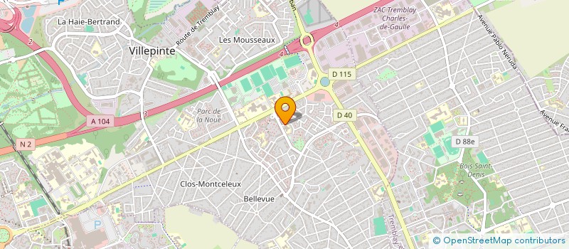 localisation de l'entreprise MONSIEUR DYLAN SIVABALAN à VILLEPINTE