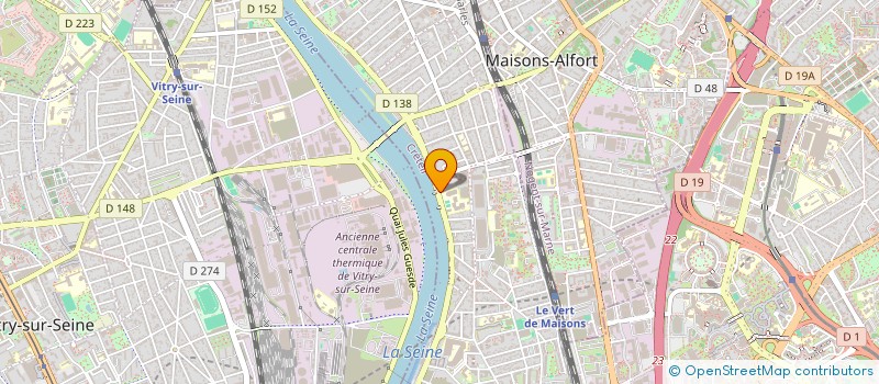 localisation de l'entreprise MONSIEUR DYLAN SOUPAYA VEERAPEN  ALFORTVILLE