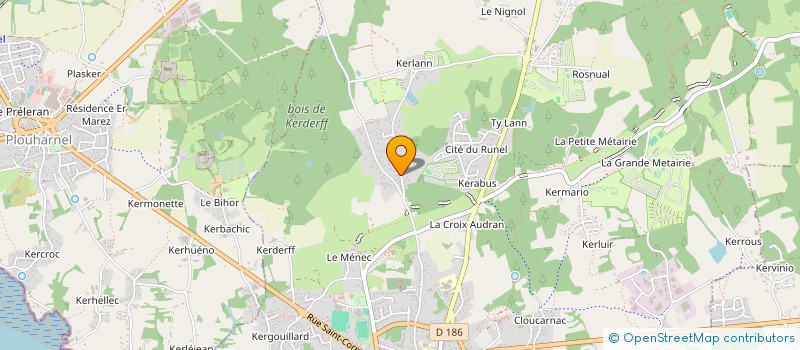 localisation de l'entreprise MONSIEUR DYLAN STANGUENNEC  CARNAC