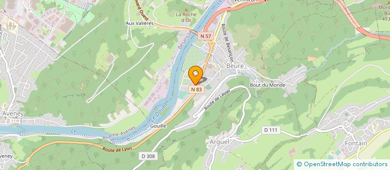 localisation de l'entreprise MONSIEUR DYLAN STHELY  ECOLE-VALENTIN