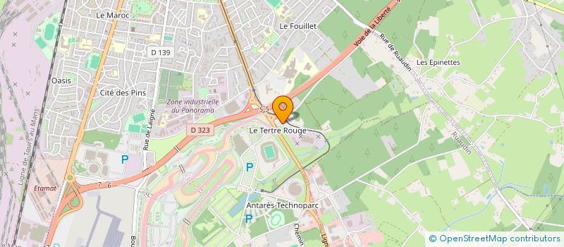 localisation de l'entreprise MONSIEUR DYLAN STOLL  LE MANS