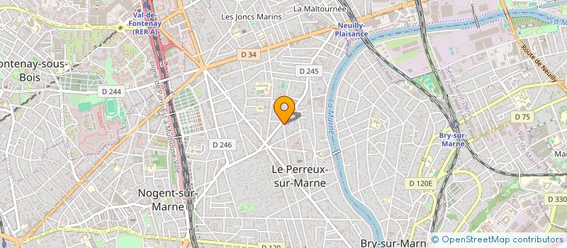 localisation de l'entreprise MONSIEUR DYLAN SUILLAUD  LE PERREUX-SUR-MARNE