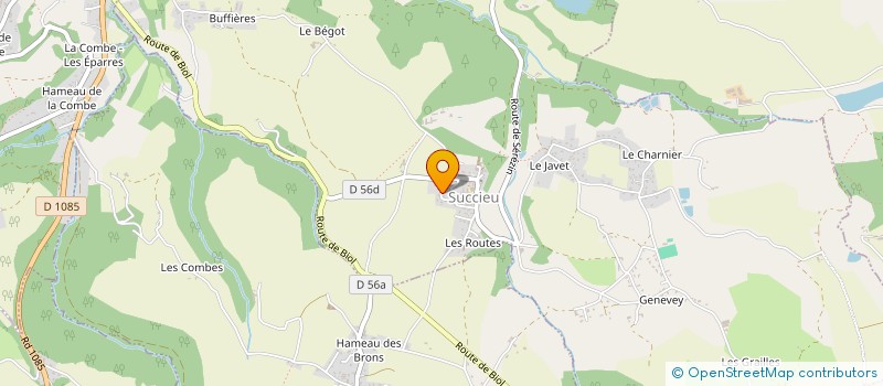 localisation de l'entreprise MONSIEUR DYLAN TABARET  SUCCIEU