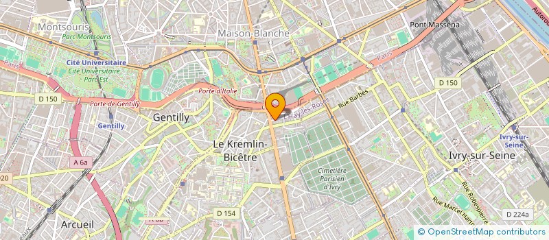 localisation de l'entreprise MONSIEUR DYLAN TAKOUGNADI  LE KREMLIN-BICETRE