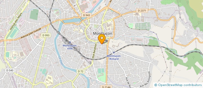 localisation de l'entreprise MONSIEUR DYLAN THEURF  MONTLUCON