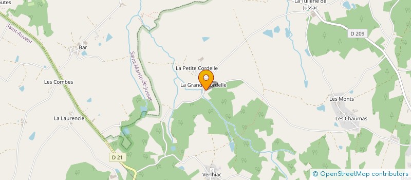 localisation de l'entreprise MONSIEUR DYLAN THINET à COGNAC-LA-FORET