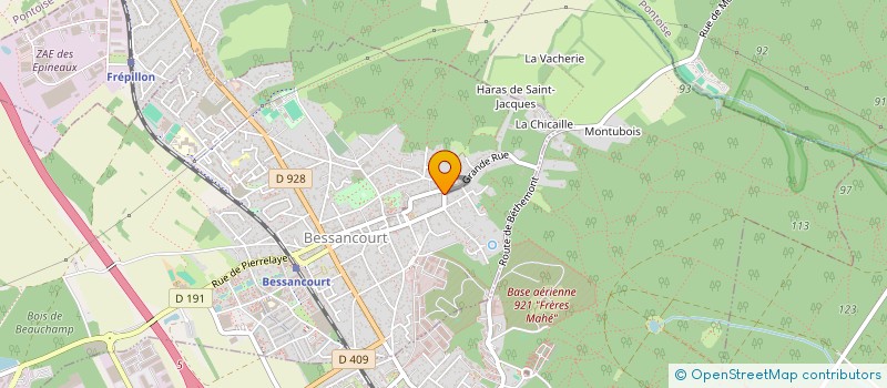 localisation de l'entreprise MONSIEUR DYLAN THIRY  BESSANCOURT