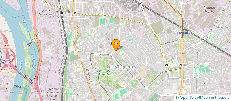 localisation de l'entreprise MONSIEUR DYLAN TILLMANN  VENISSIEUX