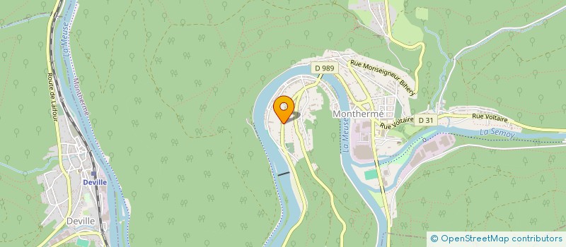 localisation de l'entreprise MONSIEUR DYLAN TITEUX  MONTHERME