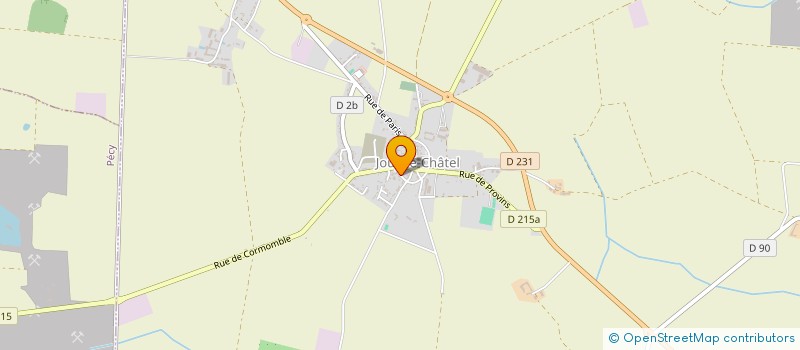 localisation de l'entreprise MONSIEUR DYLAN TONNELLIER à JOUY-LE-CHATEL
