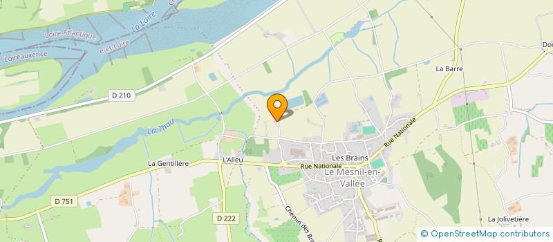 localisation de l'entreprise MONSIEUR DYLAN TOUCHES  MAUGES-SUR-LOIRE