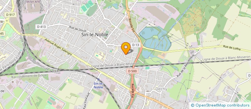 localisation de l'entreprise MONSIEUR DYLAN VAESEN  SIN-LE-NOBLE