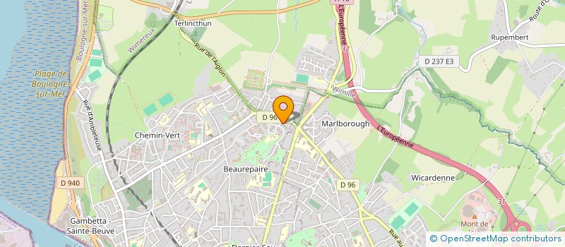 localisation de l'entreprise MONSIEUR DYLAN VASSEUR à BOULOGNE-SUR-MER