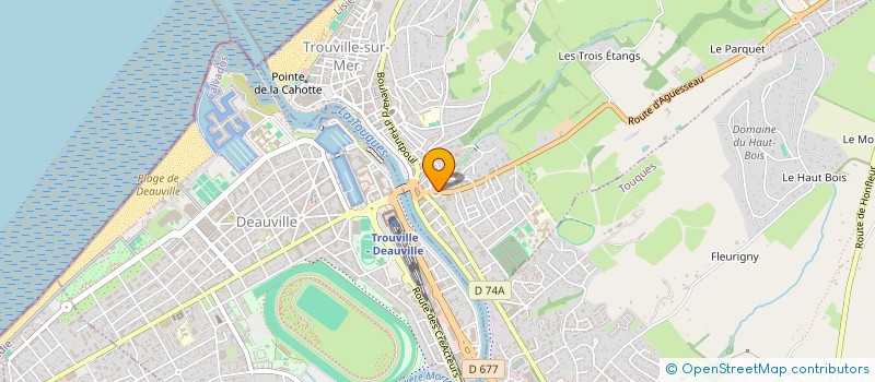 localisation de l'entreprise MONSIEUR DYLAN VAUTIER  PONT-L'EVEQUE