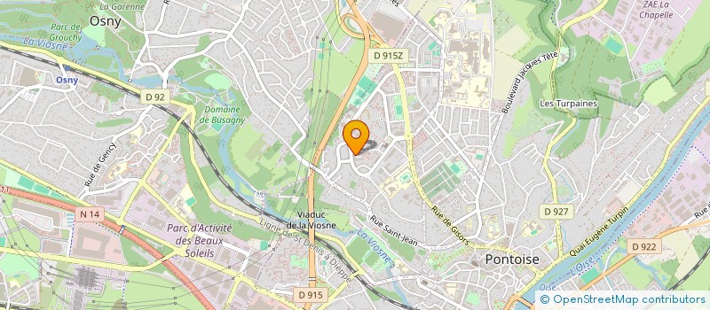 localisation de l'entreprise MONSIEUR DYLAN VENCATASAMY  PONTOISE