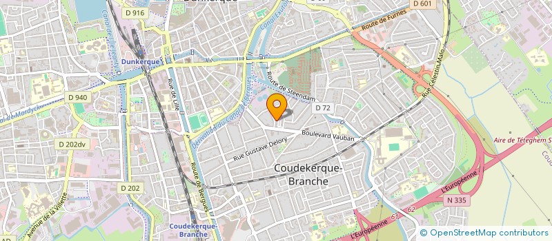 localisation de l'entreprise MONSIEUR DYLAN VERLANDE  COUDEKERQUE-BRANCHE