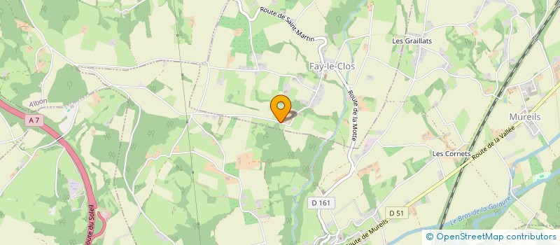 localisation de l'entreprise MONSIEUR DYLAN VICAL  FAY-LE-CLOS