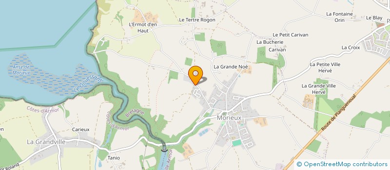 localisation de l'entreprise MONSIEUR DYLAN VILETTE à LAMBALLE-ARMOR