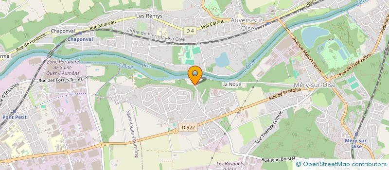 localisation de l'entreprise MONSIEUR DYLAN WAGNER  MERY-SUR-OISE