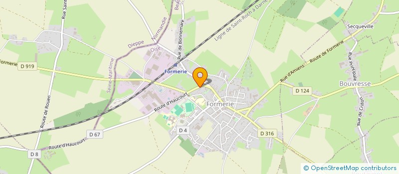 localisation de l'entreprise MONSIEUR DYLAN WEISS  FORMERIE