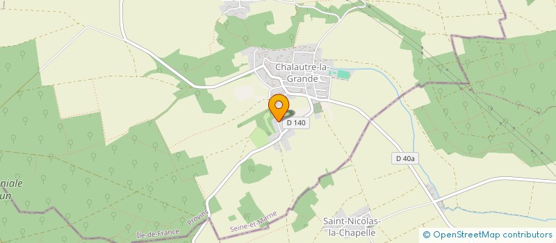 localisation de l'entreprise MONSIEUR DYLAN WESTEEL  CHALAUTRE-LA-GRANDE