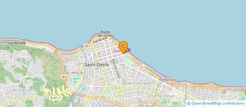 localisation de l'entreprise MONSIEUR DYLAN WILMANN  SAINT-DENIS