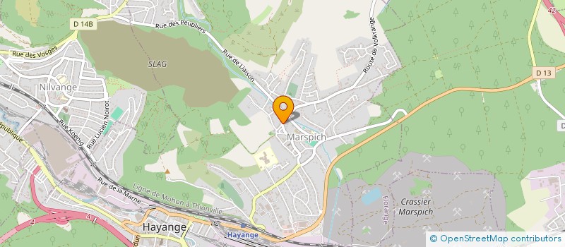 localisation de l'entreprise MONSIEUR DYLAN WIRTH  HAYANGE